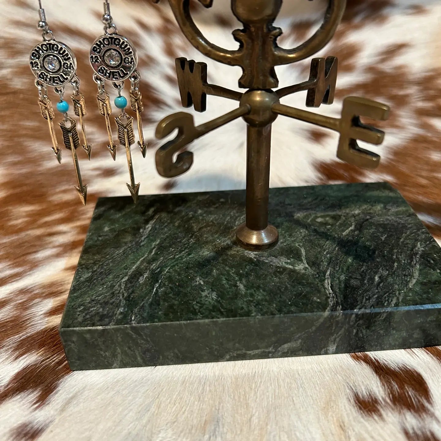 Shotgun Shell with Arrow Earrings