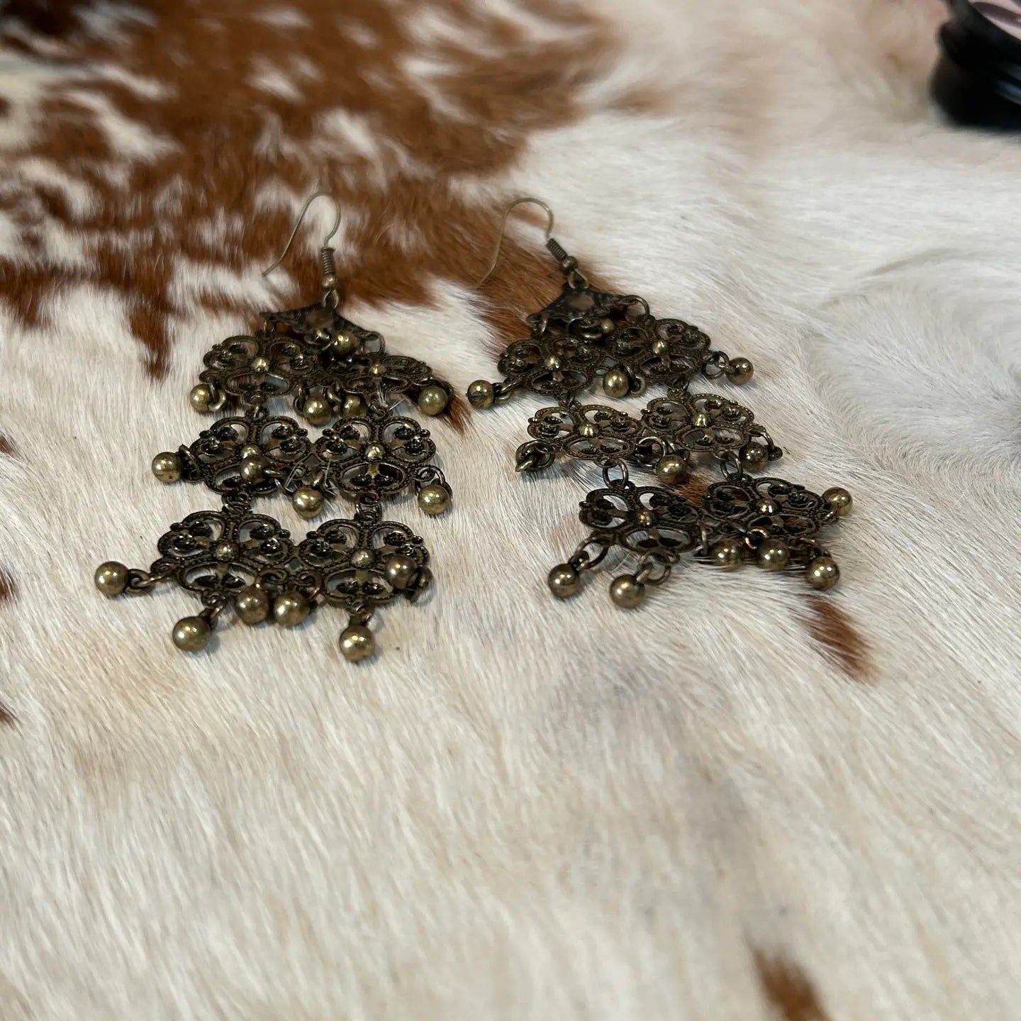 Long Antique Style Earrings