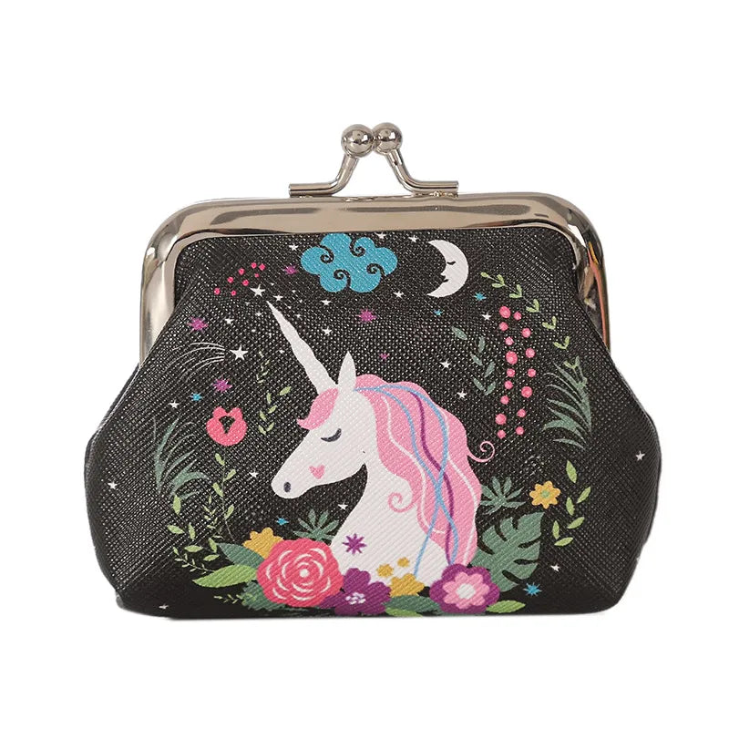 Girls Pu Leather Buckle Wallets