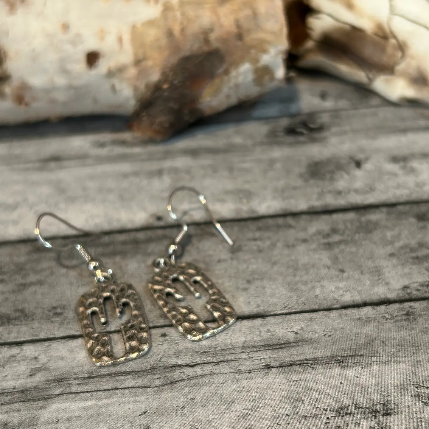Stainless Steel Cactus Theme Earrings