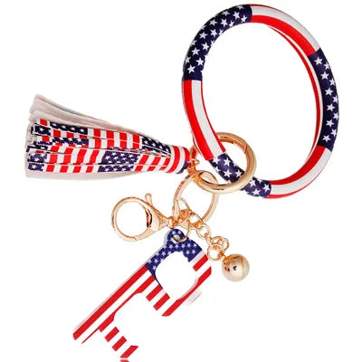 American Flag Safety Keychain