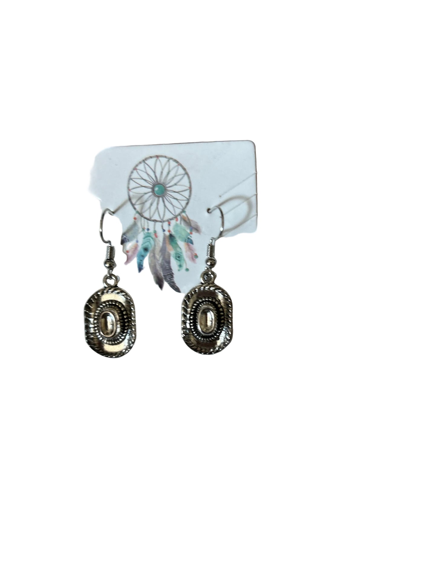 Two Styles Dangle Western Cowboy Hat Earrings