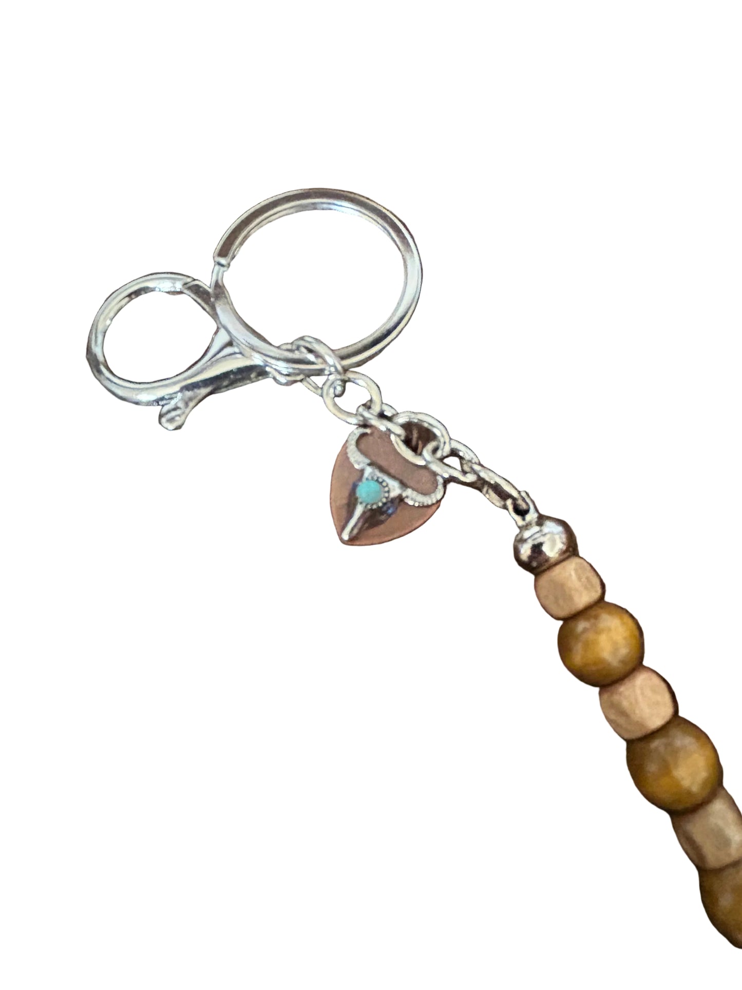 Western Beaded Keychain Bars Western Charms Bag Purse Charm