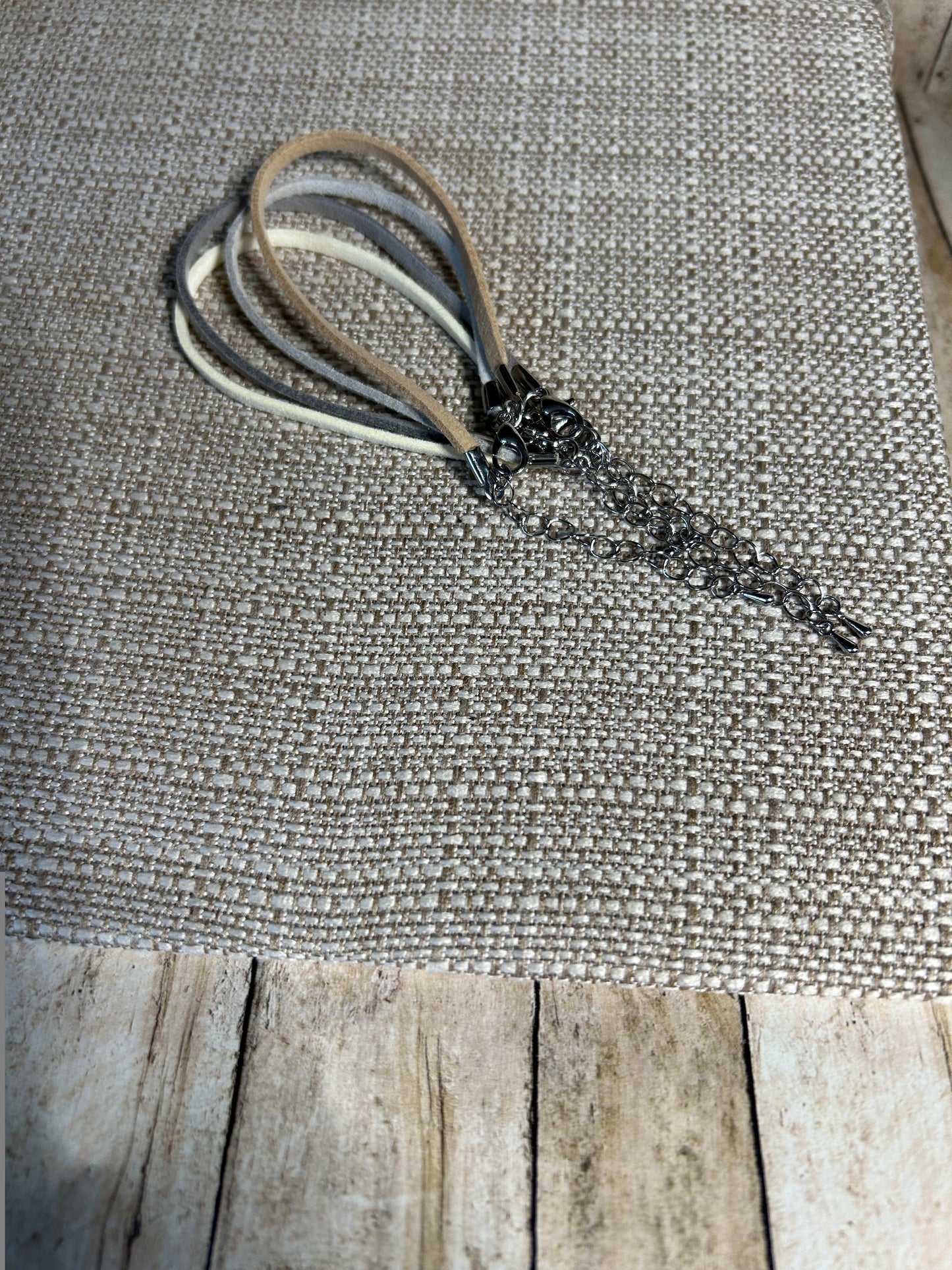 Imitation Suede Bracelets Set of Four