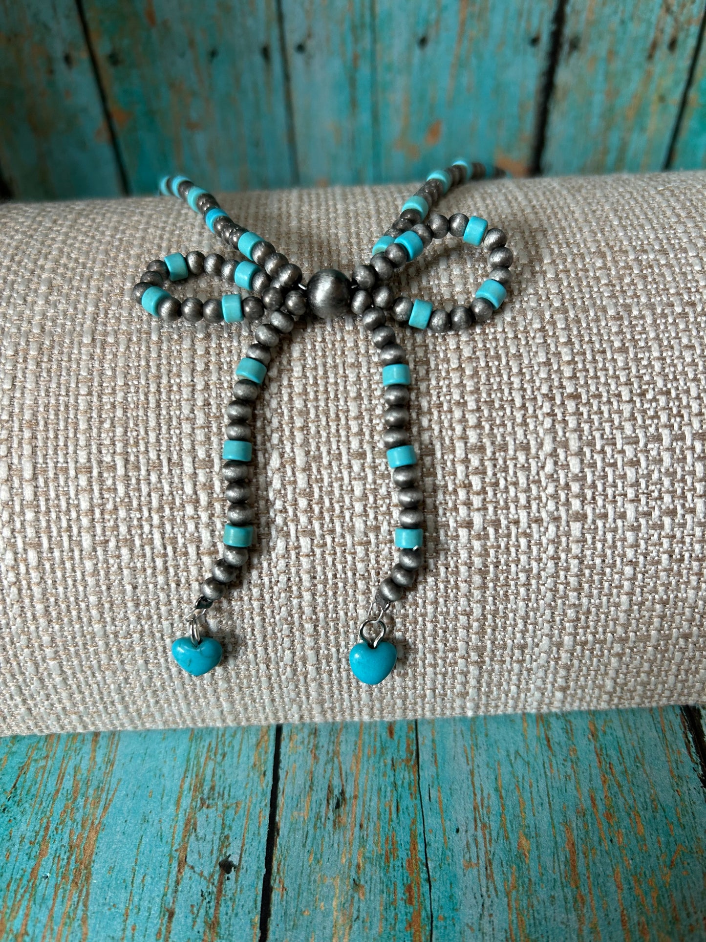 Western Bow Necklace Earring Set