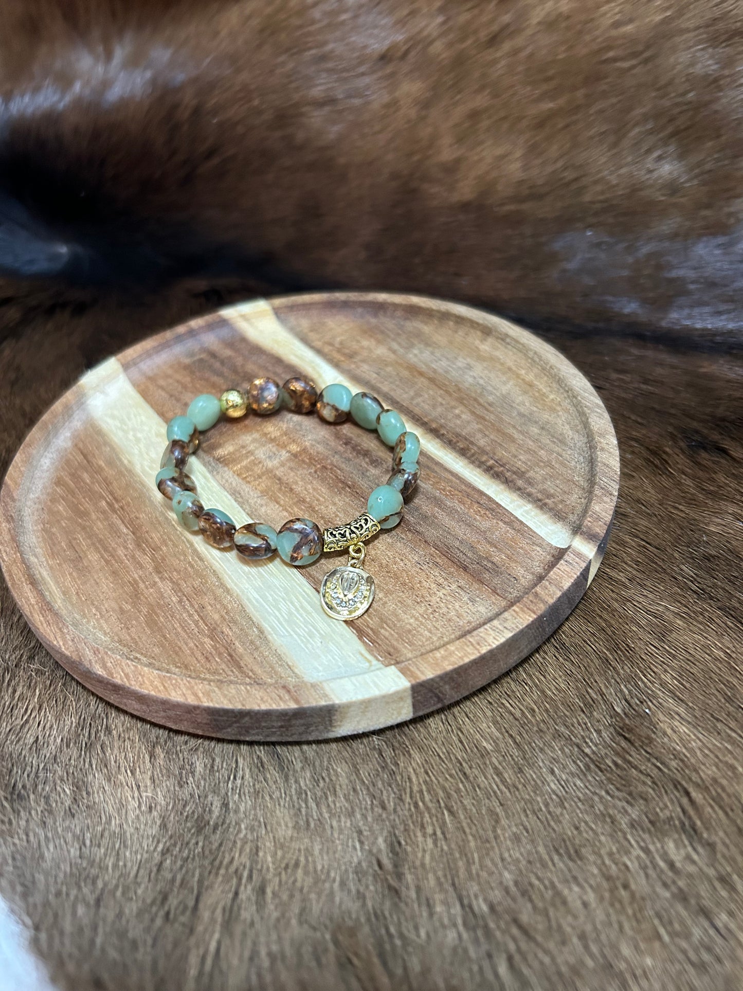 Western Stretch Bracelet Cowboy Hat