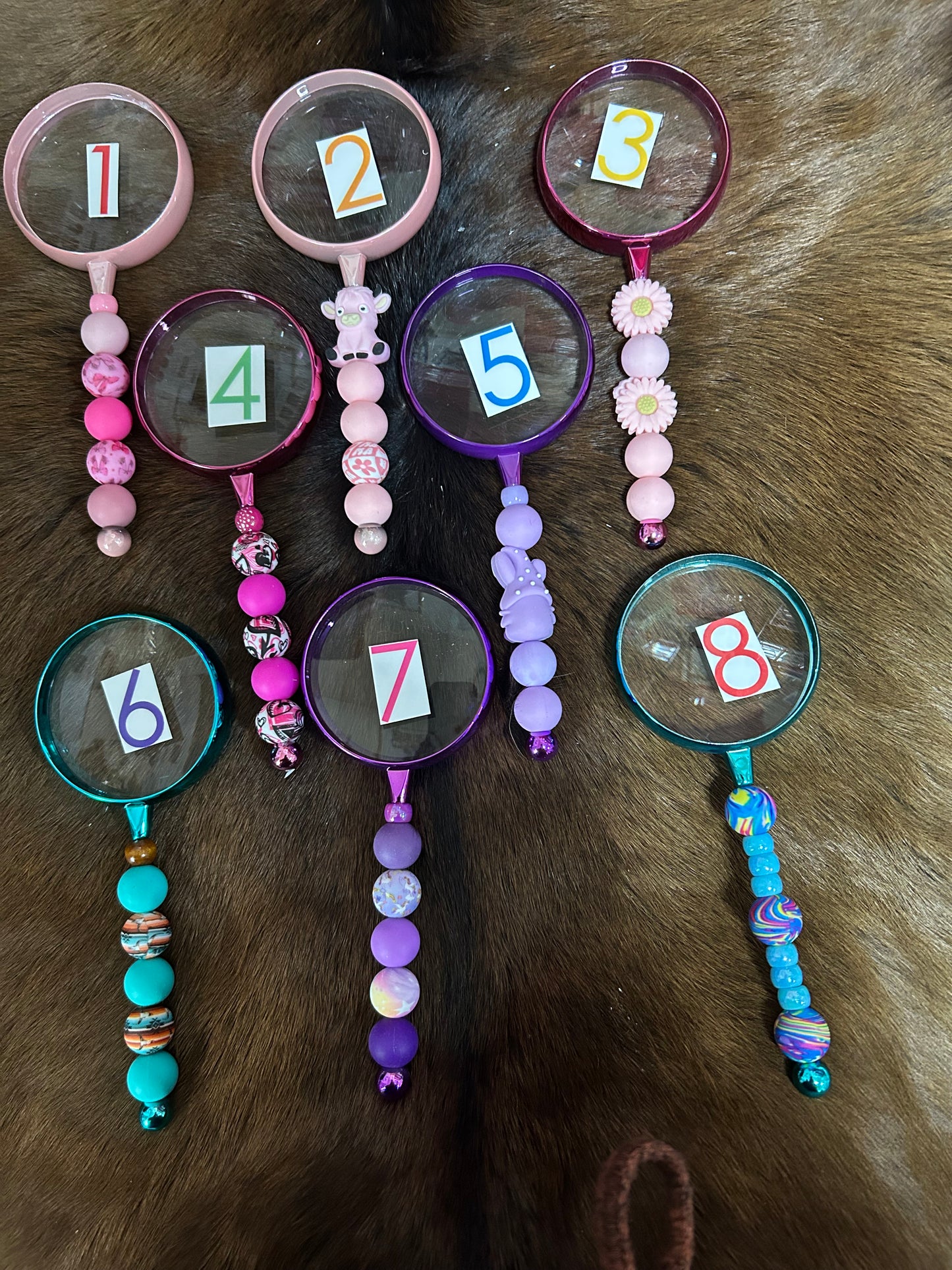 Beaded Magnifiers Glass