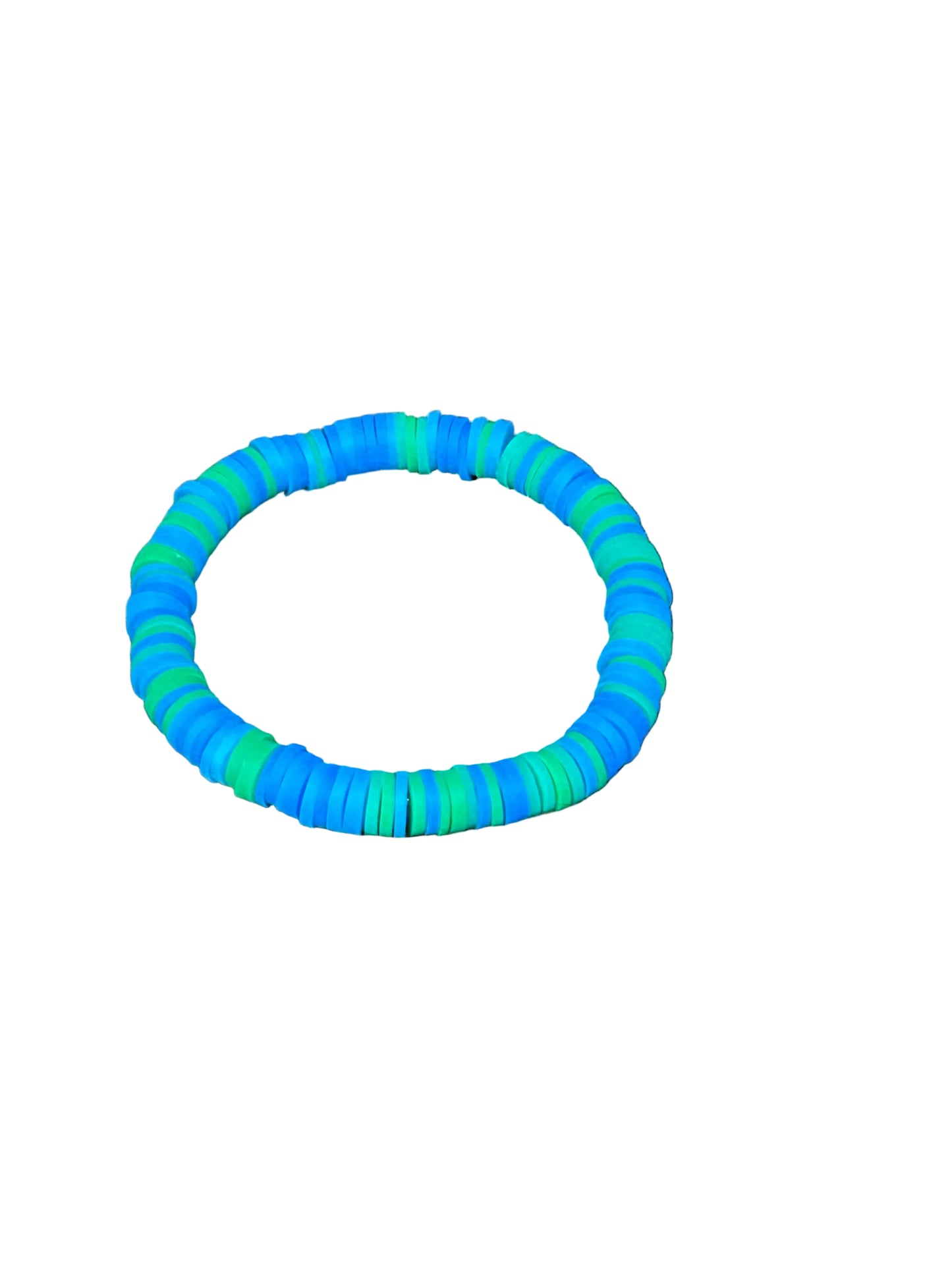 Wild Blue Yonder Clay Stretch Bracelet Assorted Sizes