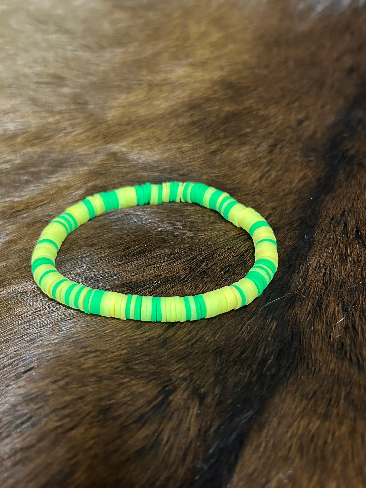 Lemon Kiss Clay Stretch Bracelet