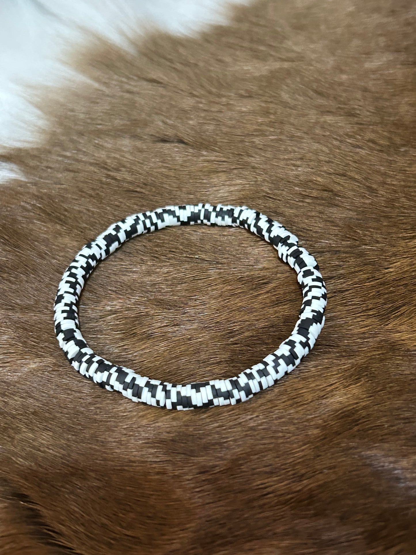 Midnight Fantasy Clay Stretch Bracelet