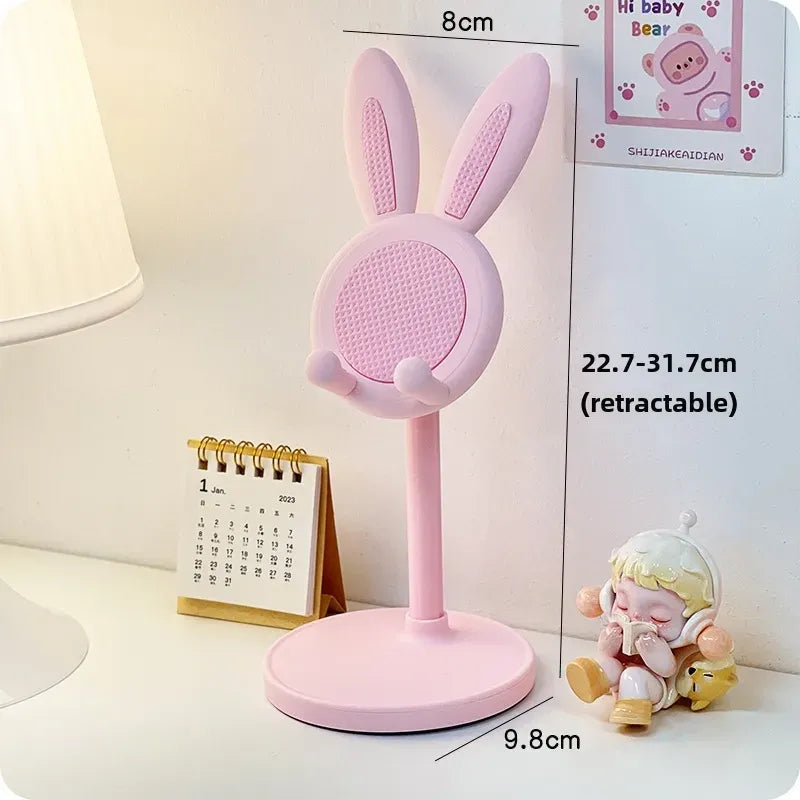 Bunny Mobile Phone Bracket Adjustable Student Desktop Lazy Home Selfie Live Support Rack