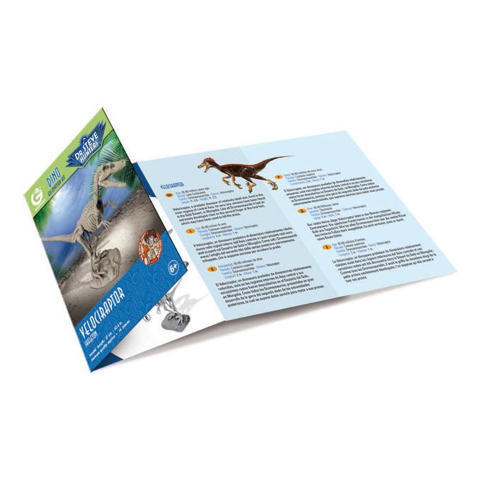 Dr. Steve Hunters GEOWorld Dino Dig Velociraptor Excavation Kit - 14 pieces-4