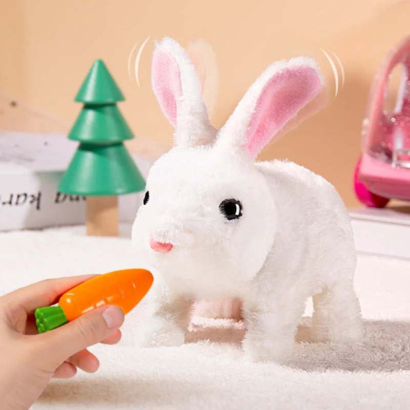 Plush Rabbit Electronic Pet Toy for Kids-3