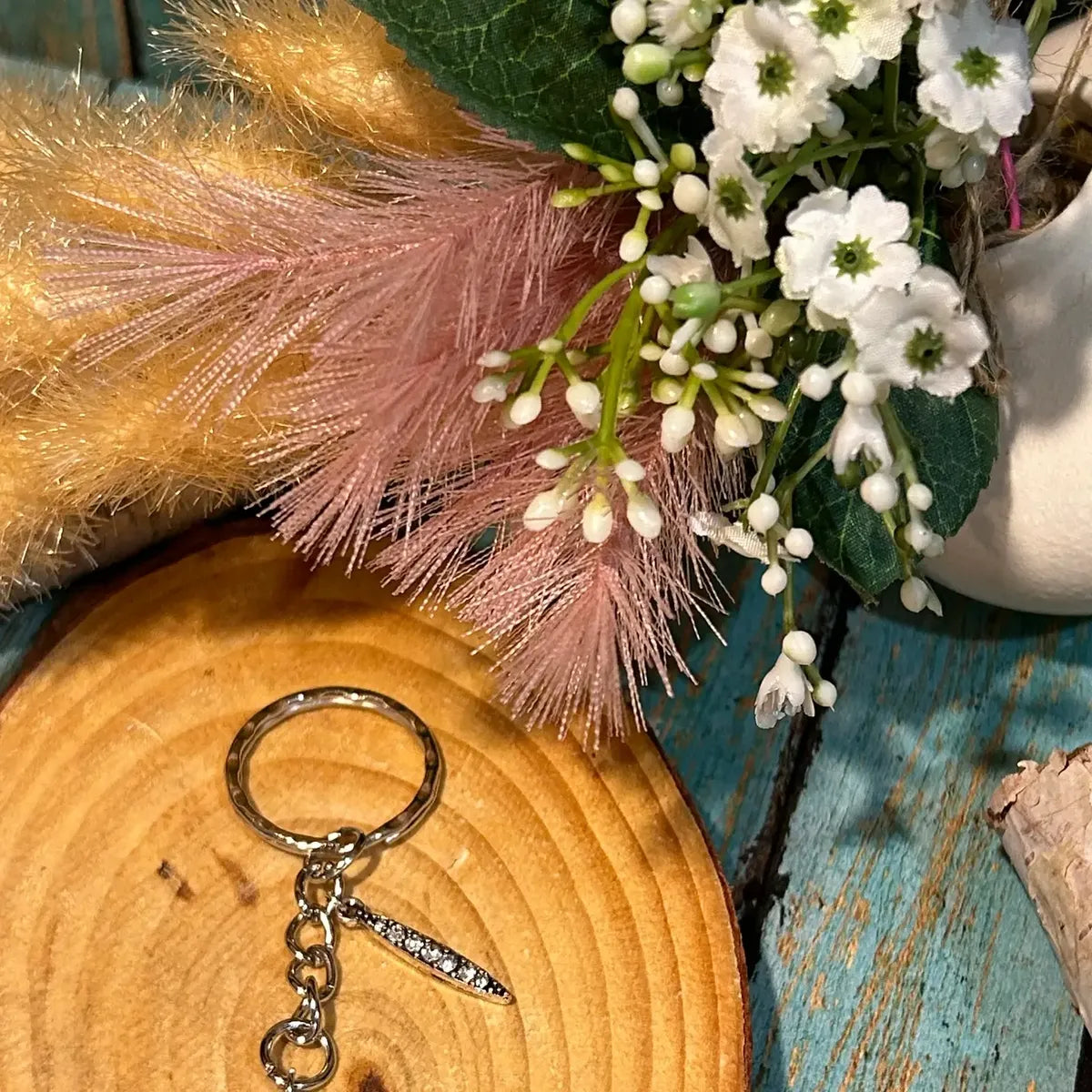 Fairey On The Moon Keychain