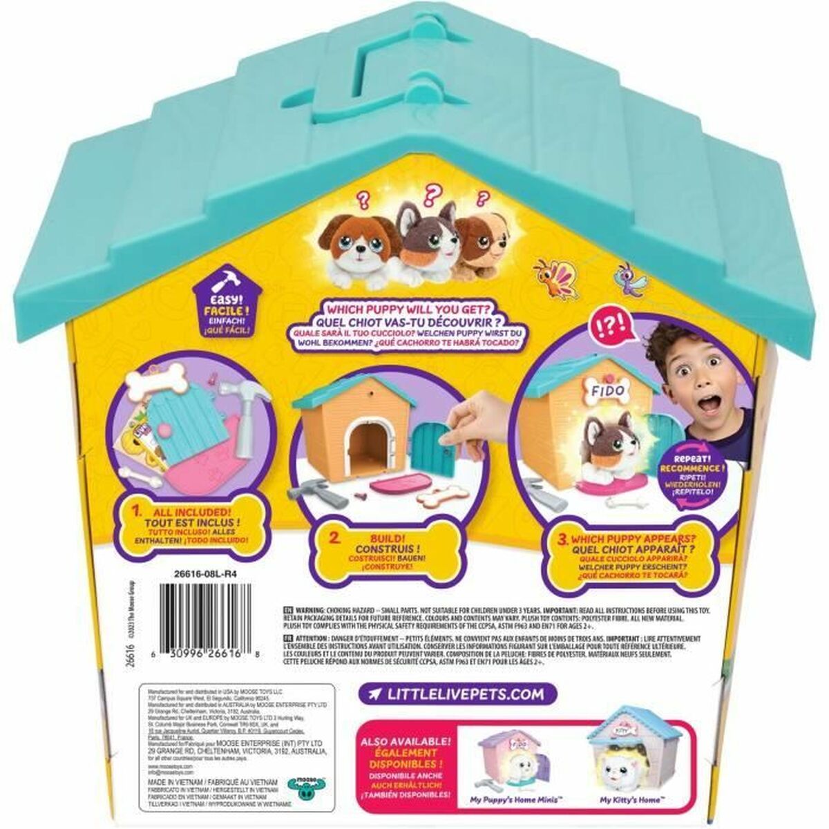 Fluffy toy Moose Toys Orange Dog Multicolour Plush Dog-4