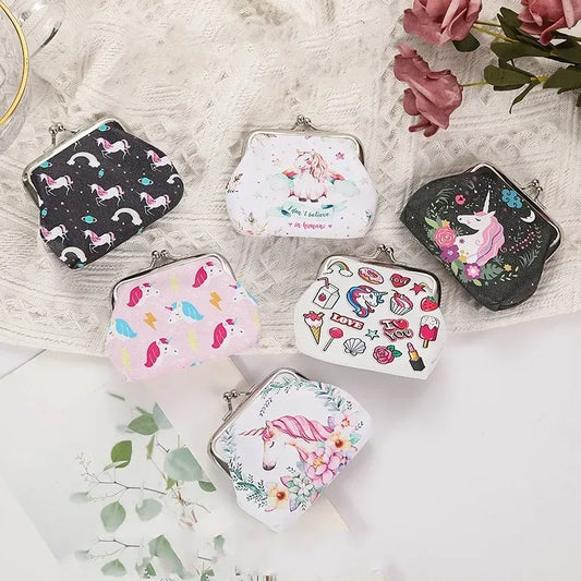 Girls Pu Leather Buckle Wallets