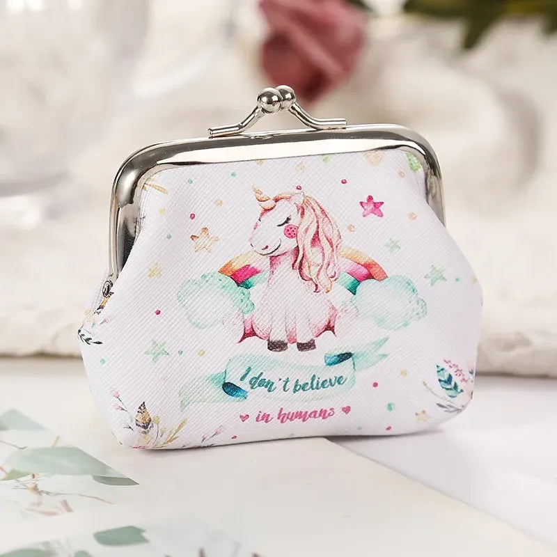 Girls Pu Leather Buckle Wallets