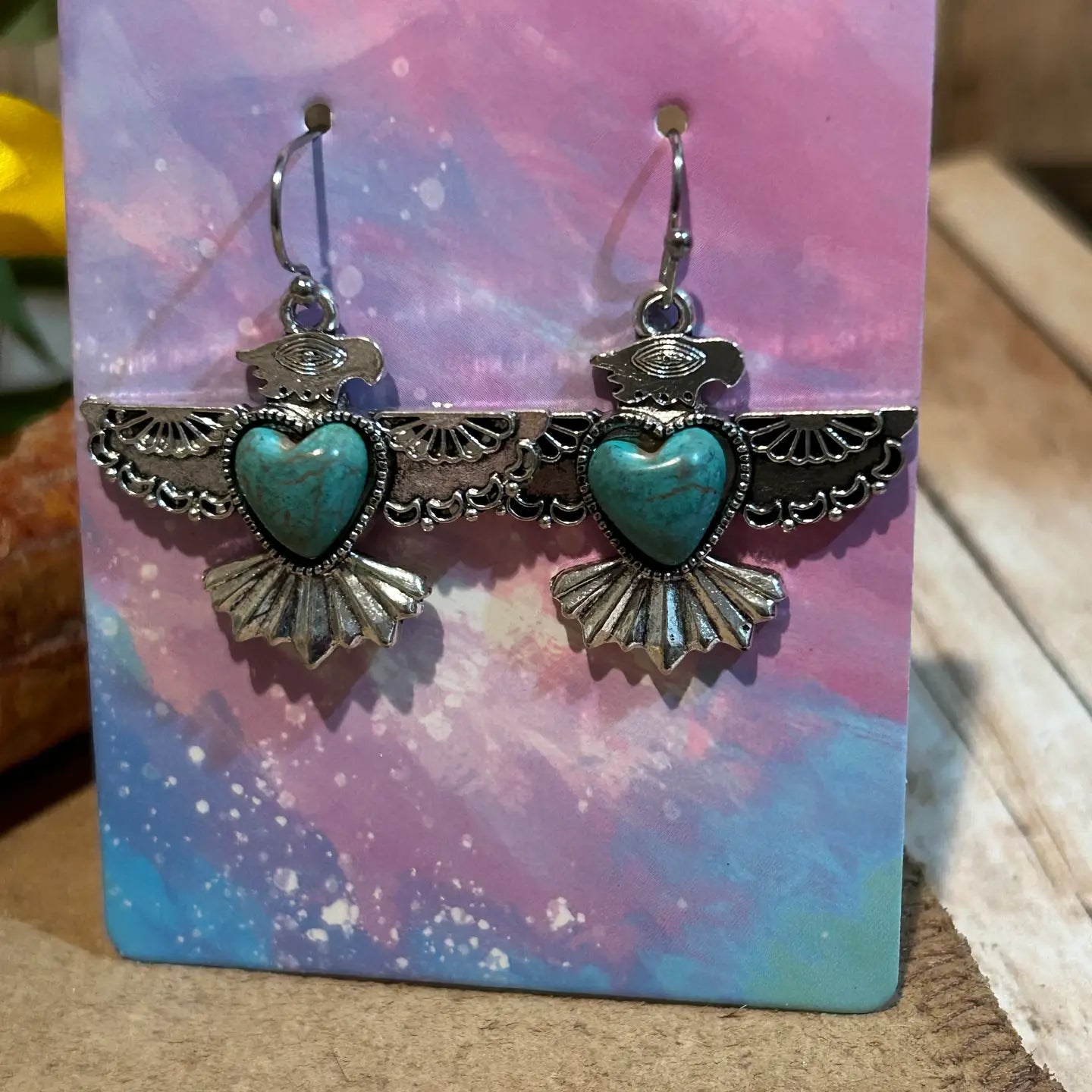 Southwestern Earrings Four Styles Thunder Birds and Dragonfly