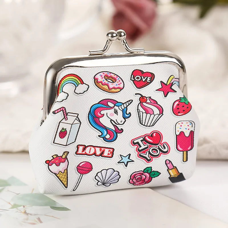 Girls Pu Leather Buckle Wallets