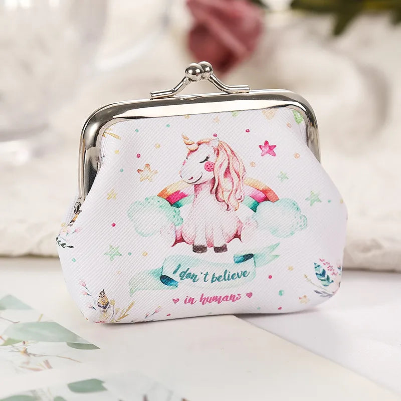 Girls Pu Leather Buckle Wallets