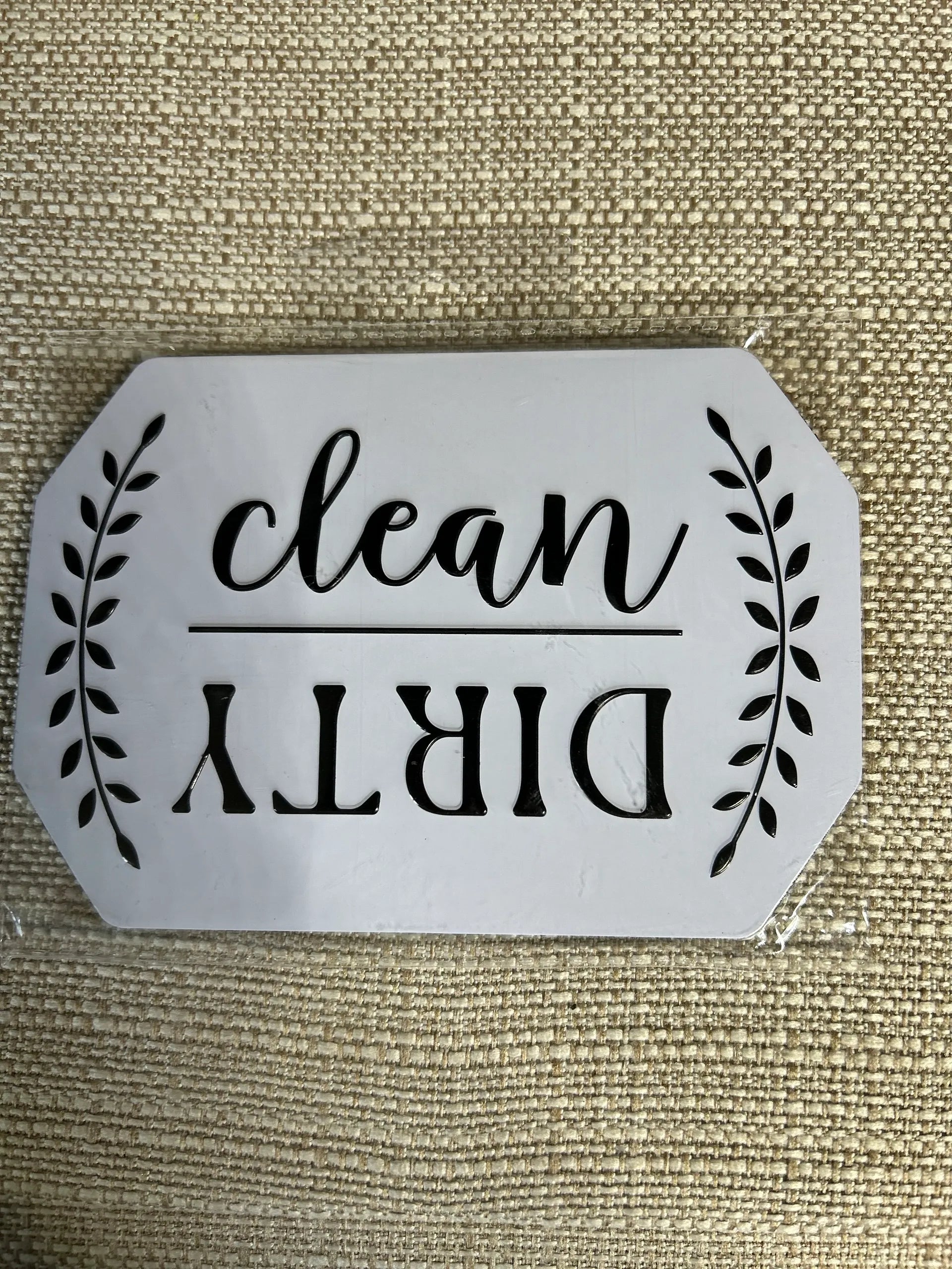 Clean and Dirty Dishwasher Sign for your Dishwasher Magnet