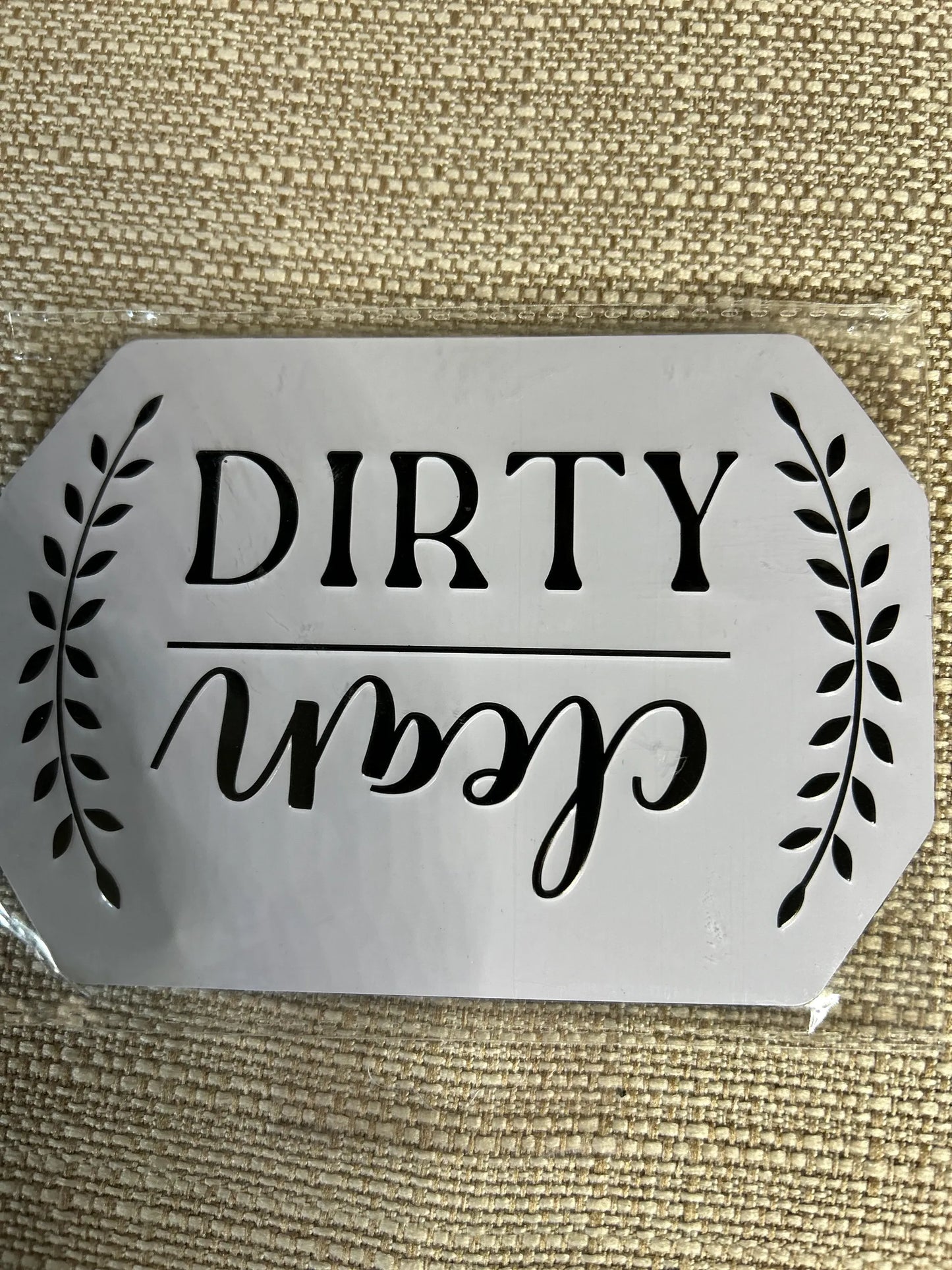 Clean and Dirty Dishwasher Sign for your Dishwasher Magnet