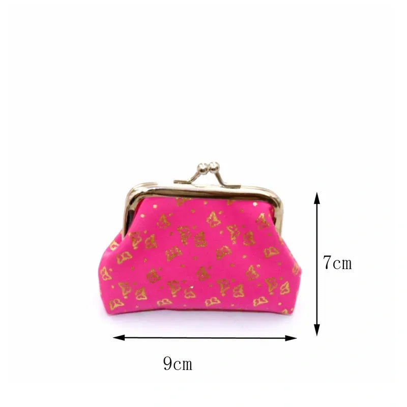Women's Butterfly Polyester Lock Clasp Coin Purses