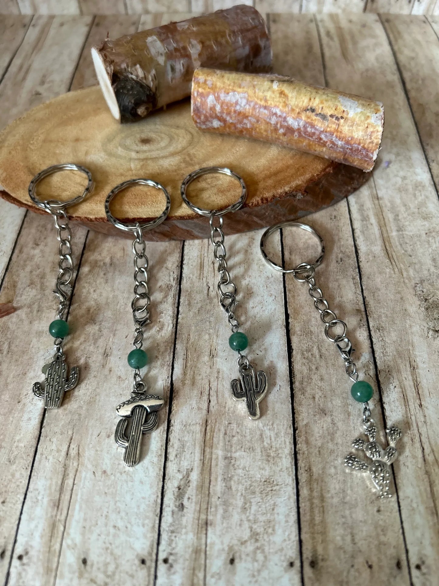 Assortment Cactus Keychain Bag Charm