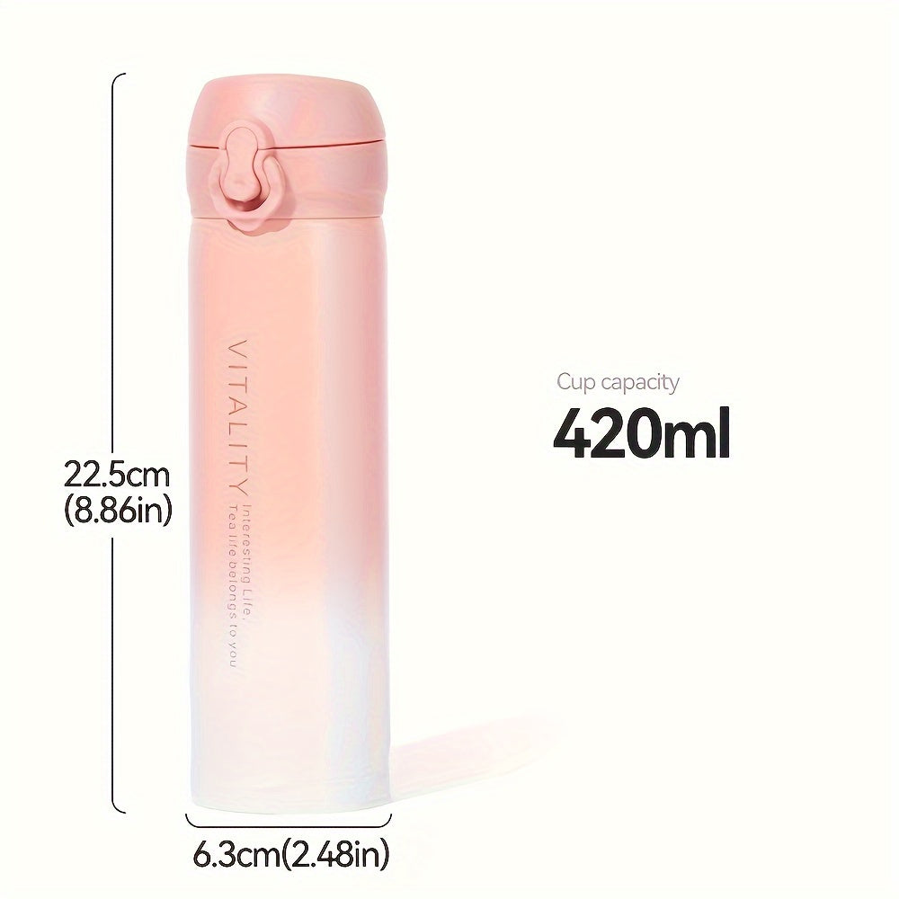 Insulated Sports Water Bottle Gift Set (420ml)-1