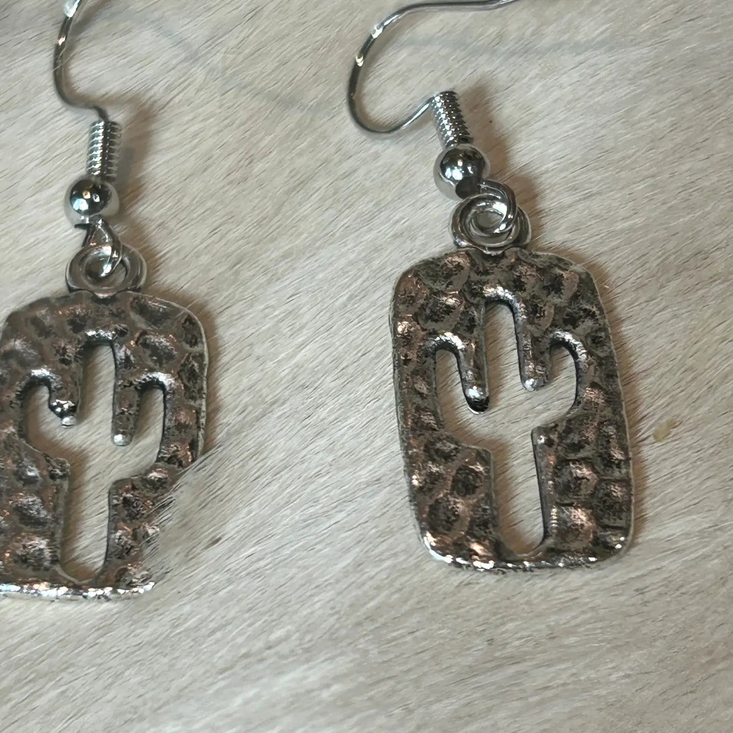 Stainless Steel Cactus Theme Earrings