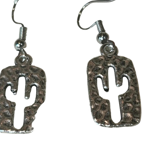 Stainless Steel Cactus Theme Earrings