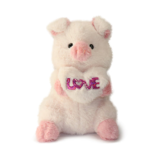 14-inch Peaches Pig with Love in Heart
