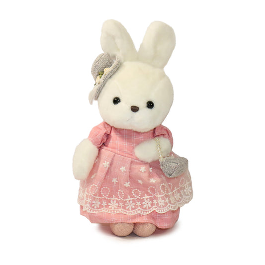 11-inch Old Towne Rabbit Maisie with Pink Dress