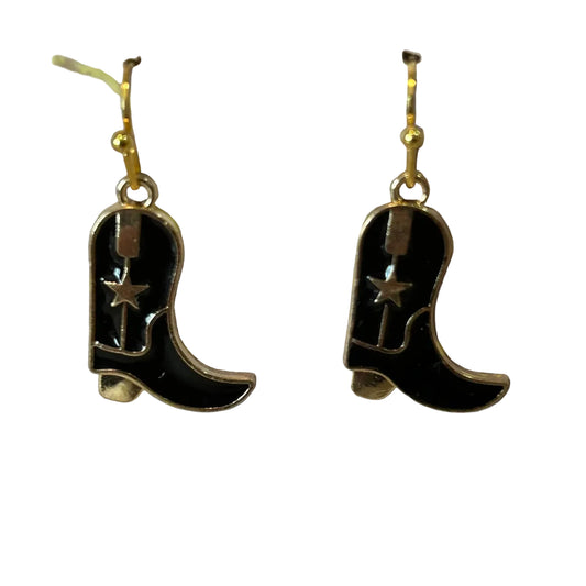 Western Cowboy Boots Earrings