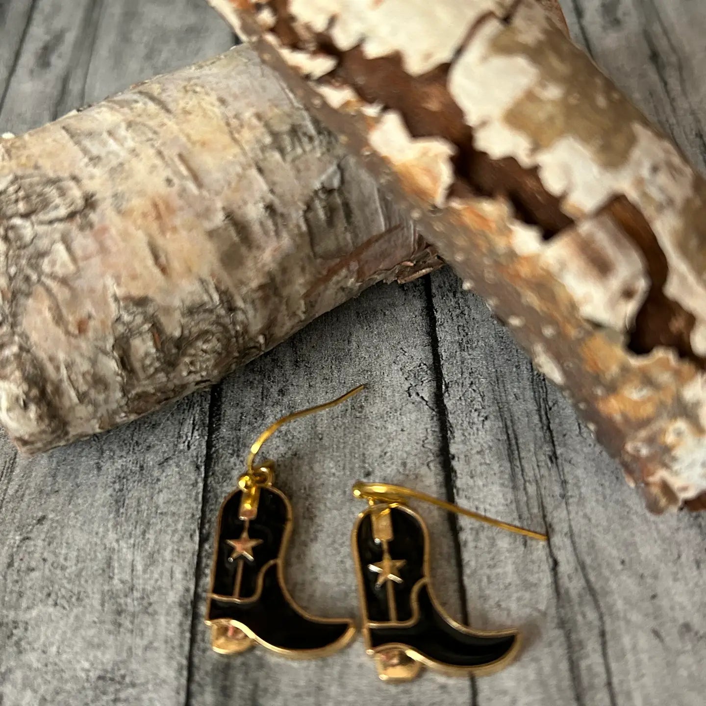 Western Cowboy Boots Earrings