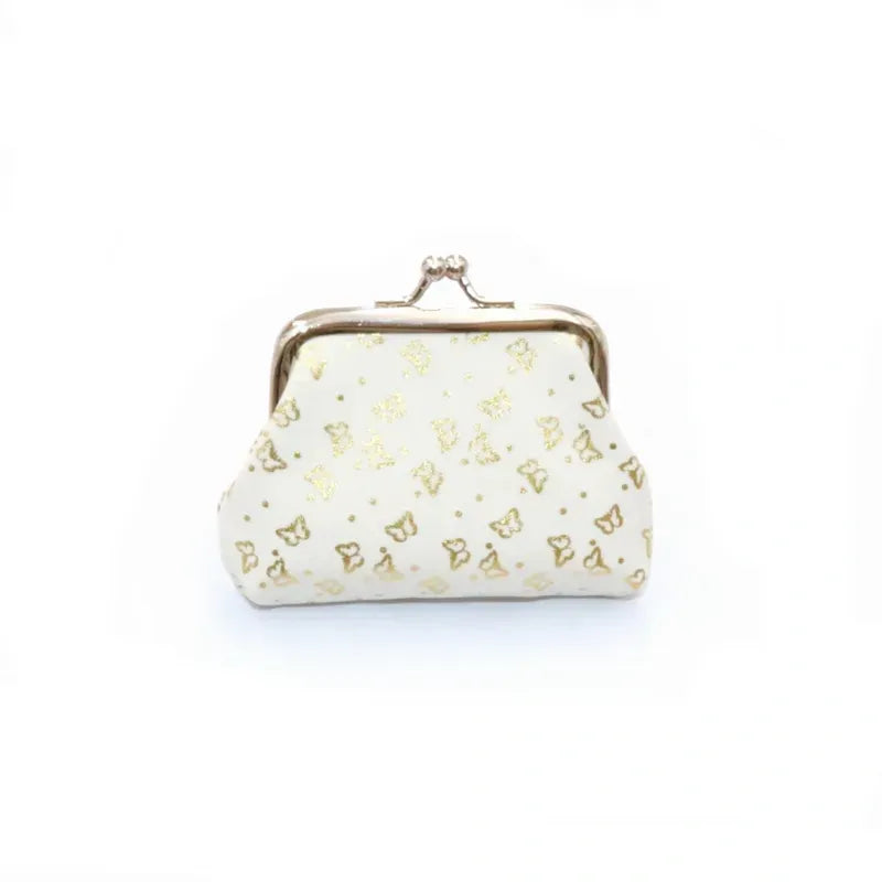 Women's Butterfly Polyester Lock Clasp Coin Purses