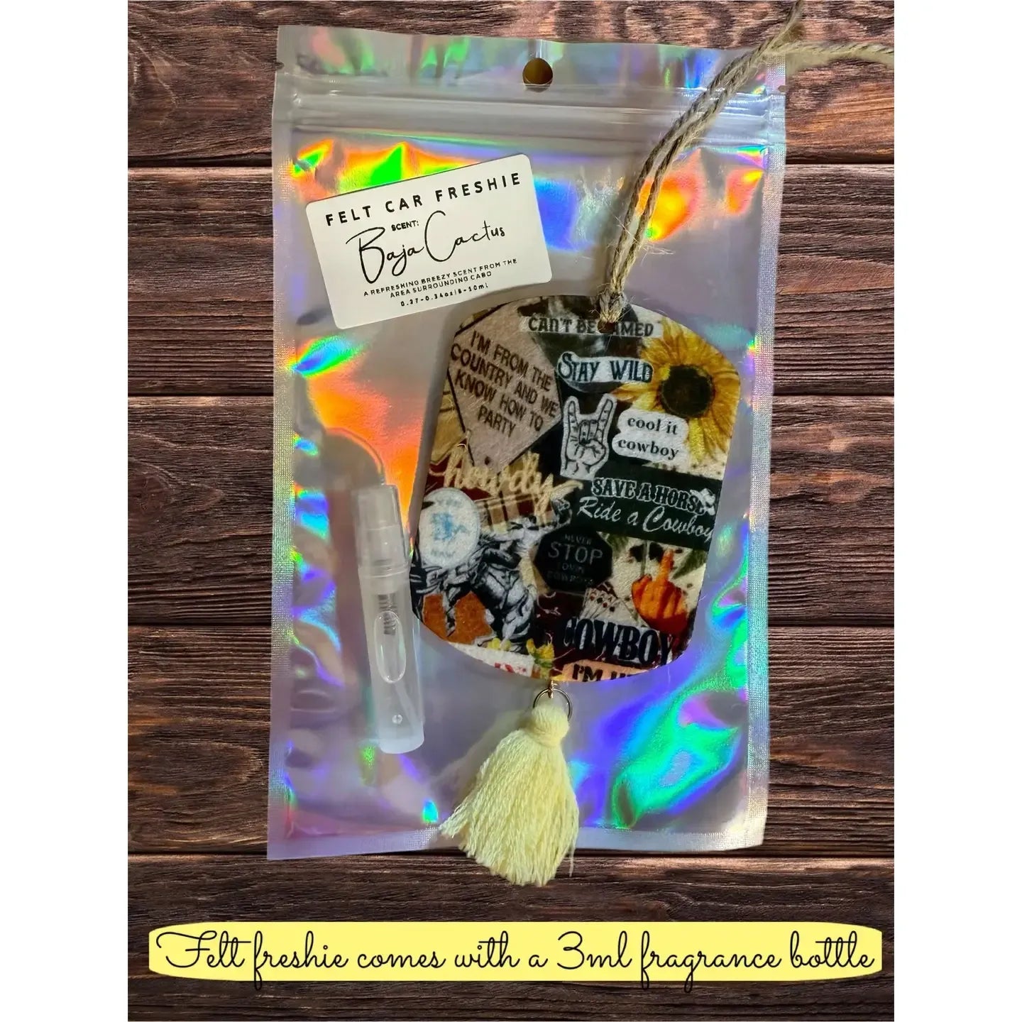Felt Car Freshie Love Spell or Cowboy Romance