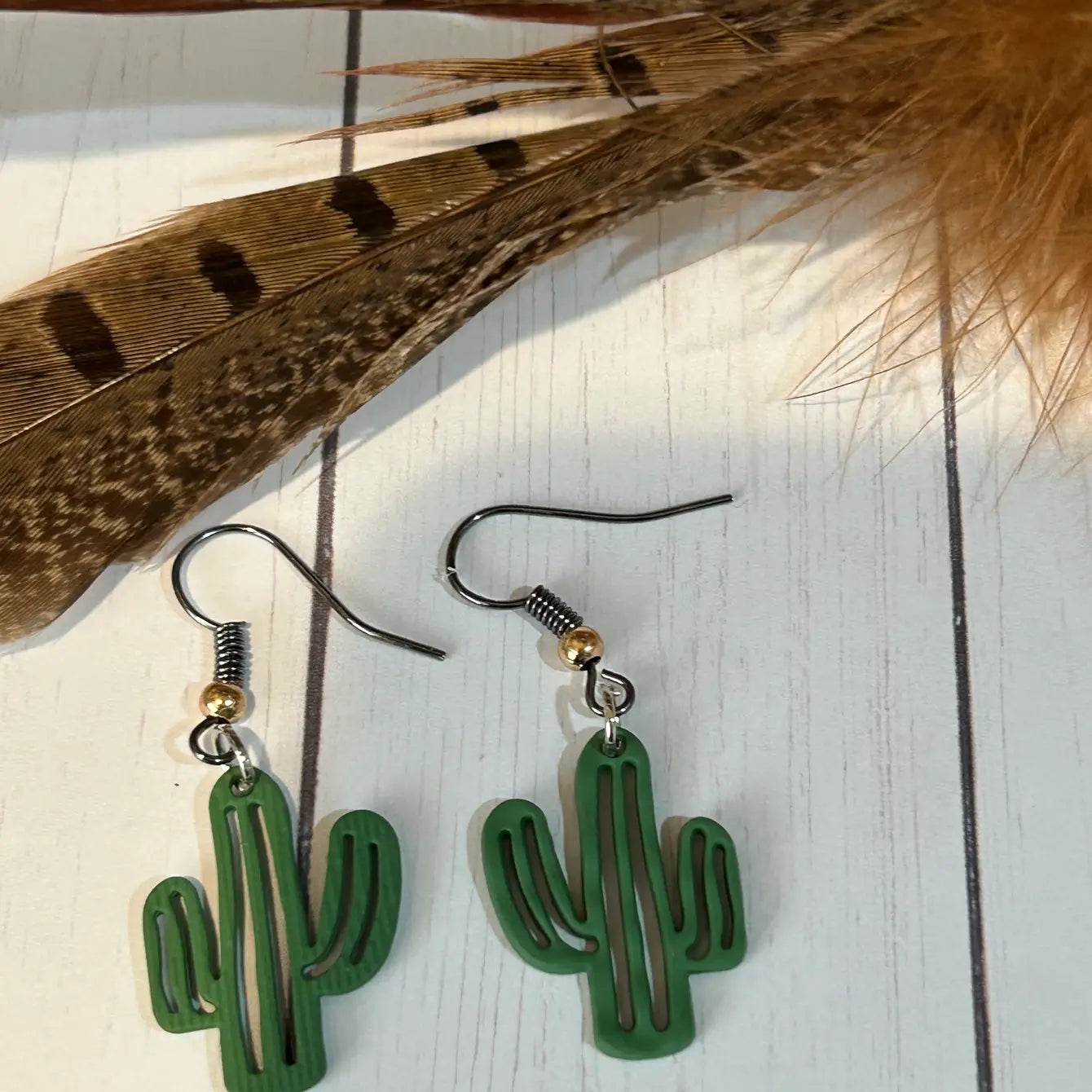 Cactus Theme Earrings