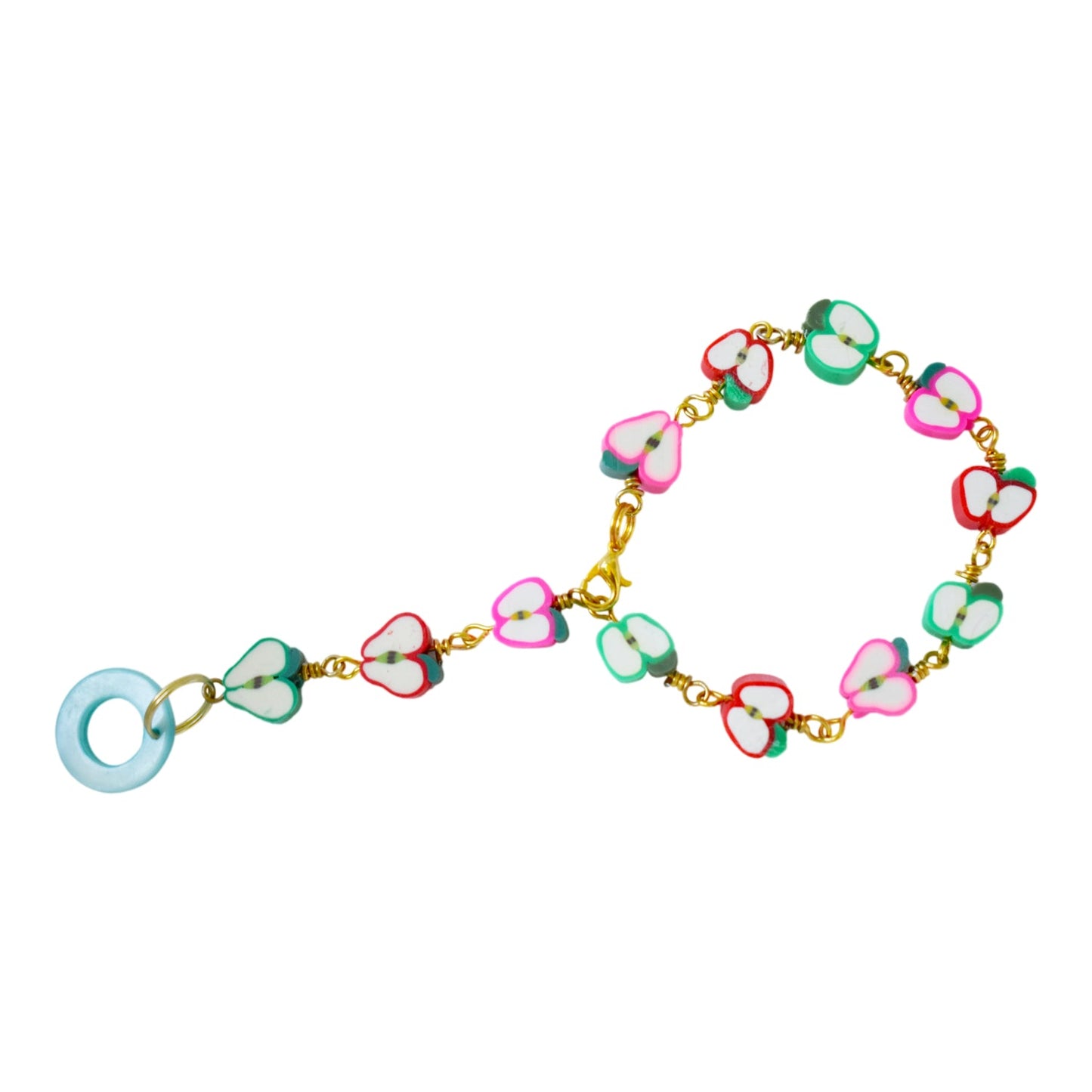 Apple Bracelet, Charm Bracelet, Beaded Bracelet | by Ifemi Jewels-3