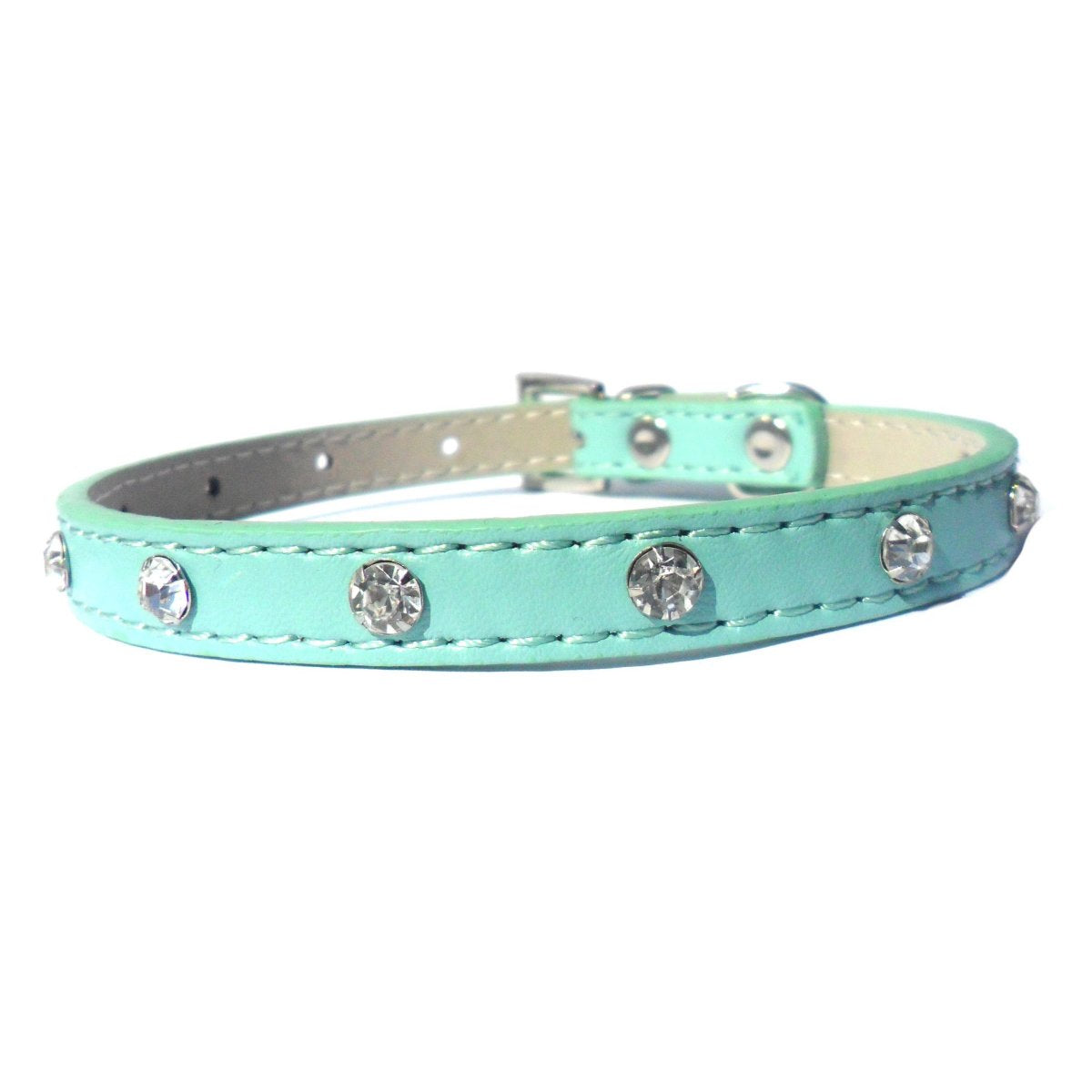 Baby Diamante Collar - Blue