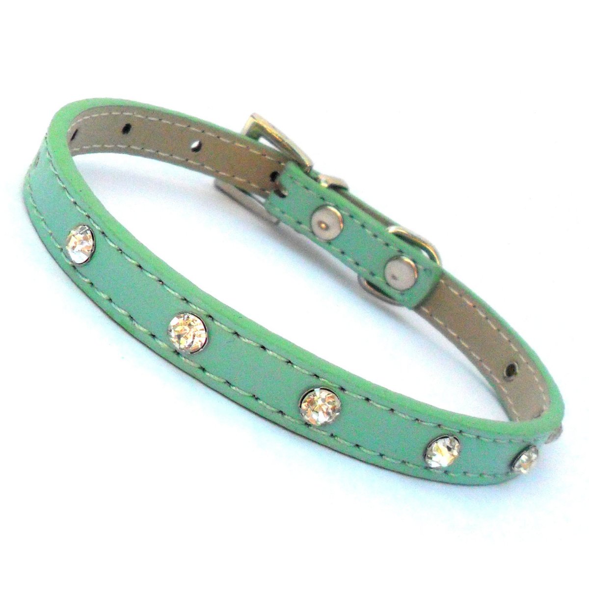 Baby Diamante Collar - Blue