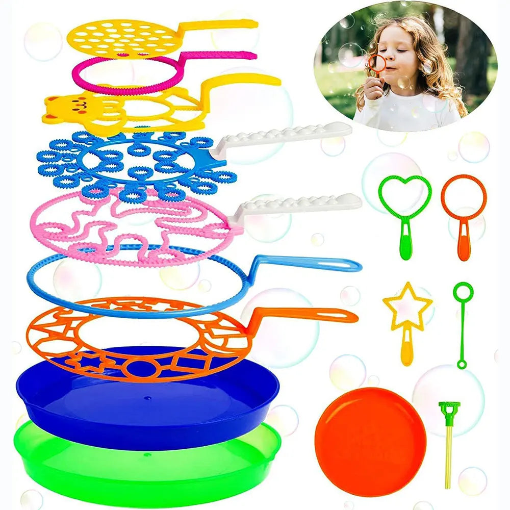 Bubble Blowing Tools Set for Outdoor Kids Fun-0