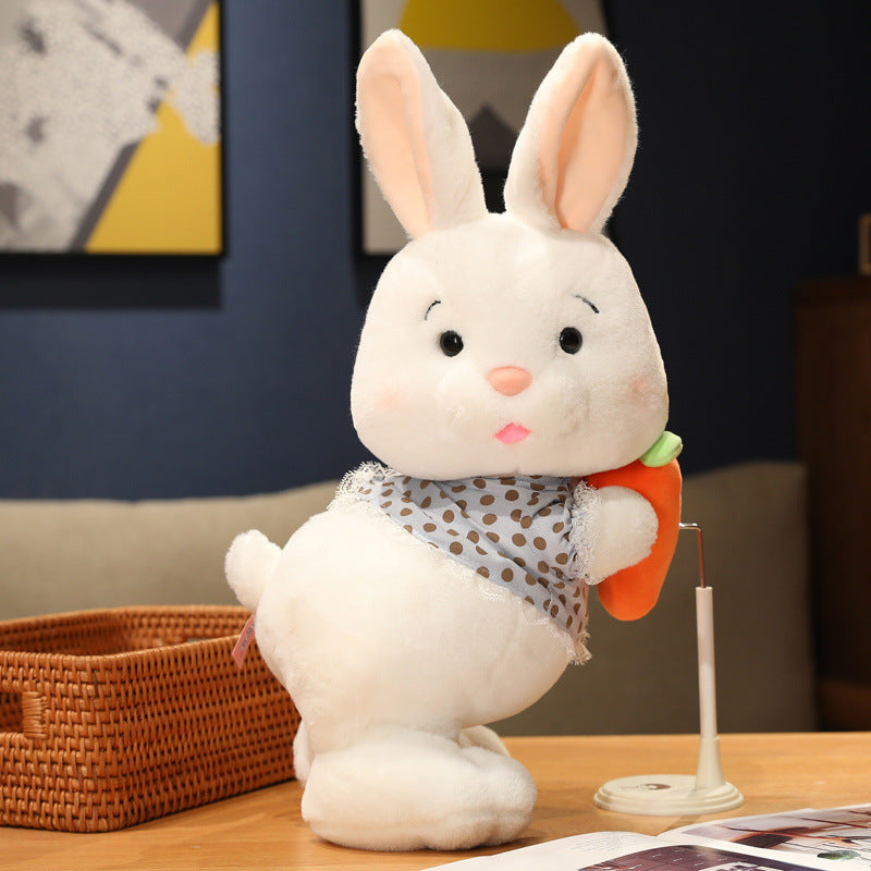 Bunny-Shaped Plush Carrot Doll Toys-5