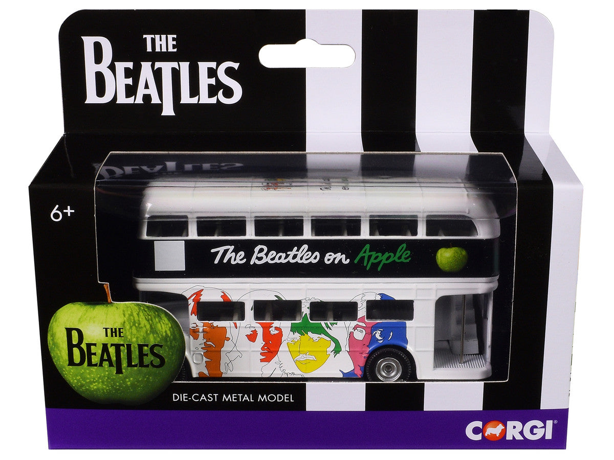 The Beatles London Double Decker Bus "The White Album" White Diecast Model Car by Corgi-2