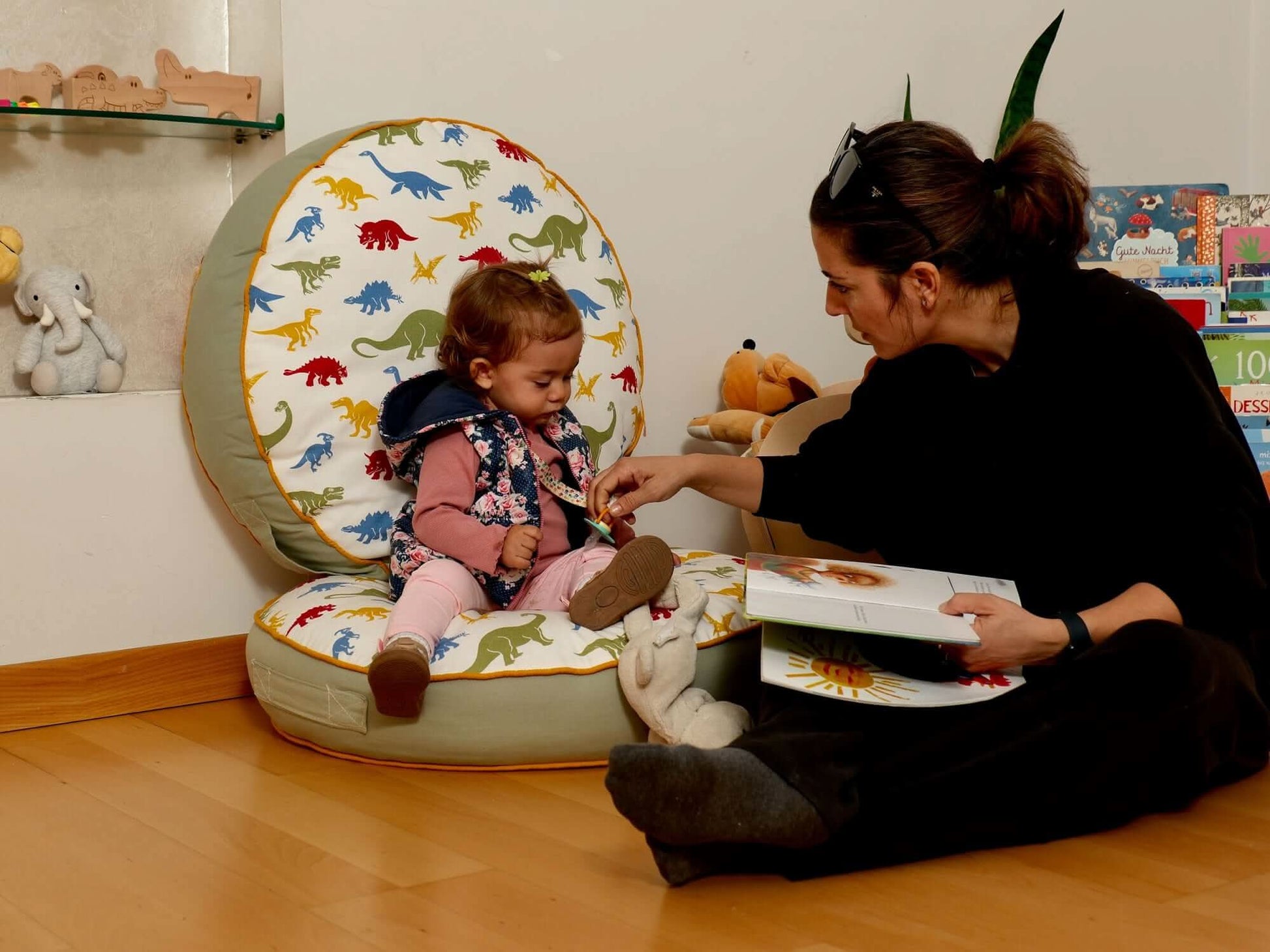 Kids Floor Pillow  Montessori Play Mat Large Toddler Cushion-3