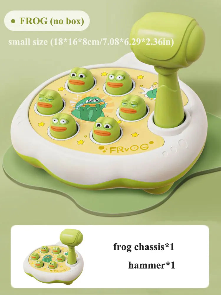 Educational Duck, Frog & Pig Hammer Toy-5
