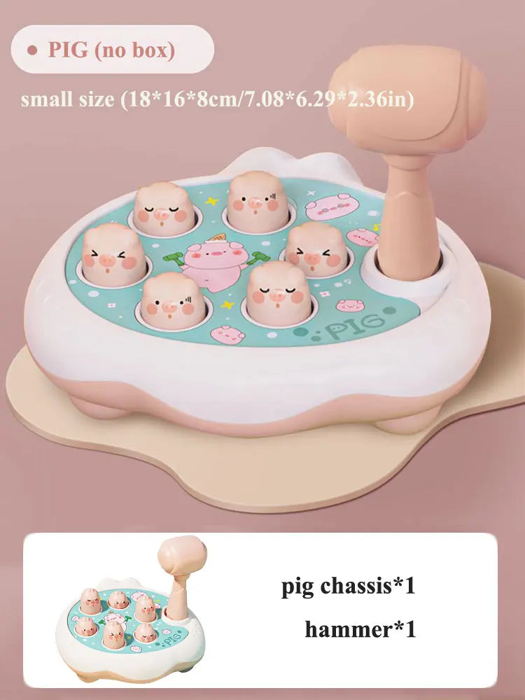 Educational Duck, Frog & Pig Hammer Toy-7