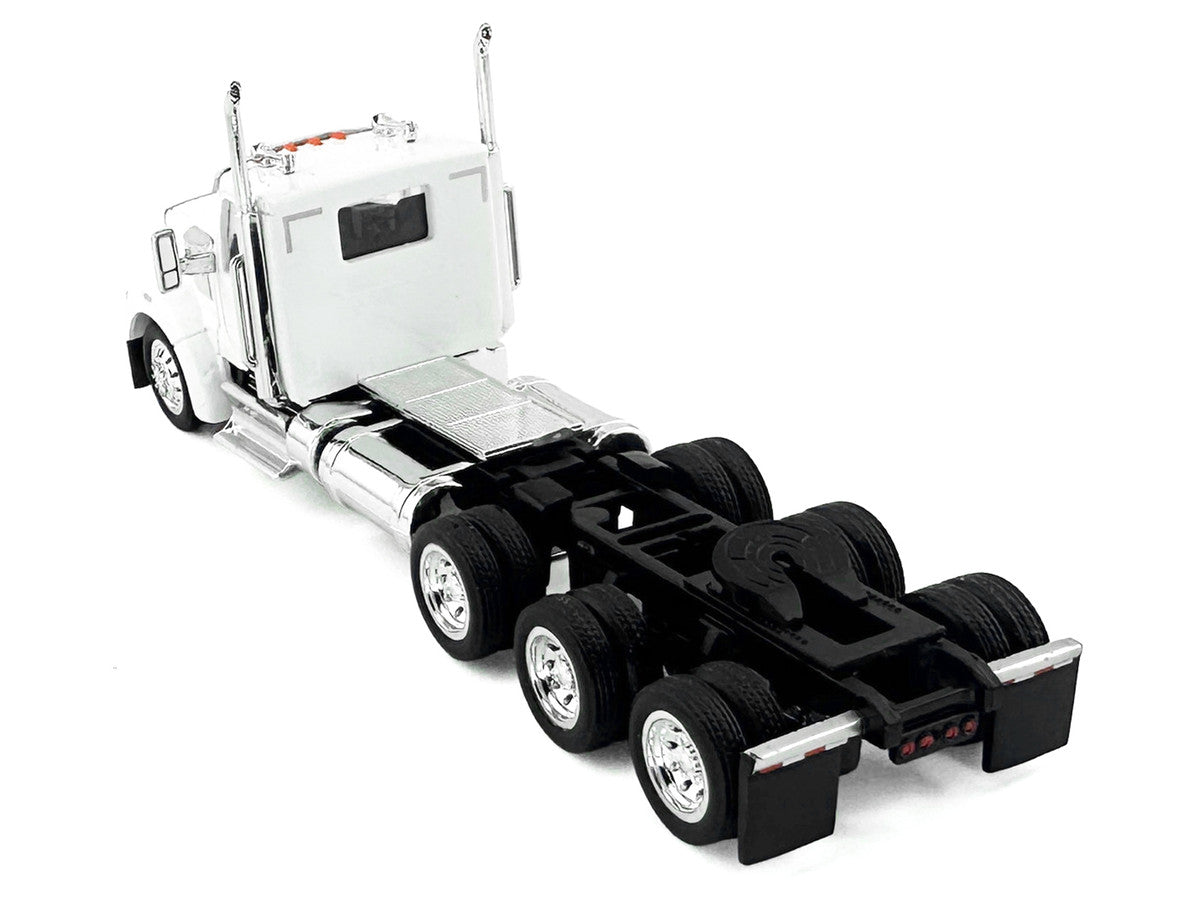 Kenworth W990 3-Axel Day Cab White 1/87 (HO) Plastic Model Car by HO Logistics-0