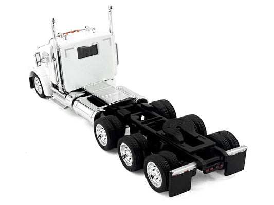 Kenworth W990 3-Axel Day Cab White 1/87 (HO) Plastic Model Car by HO Logistics-0