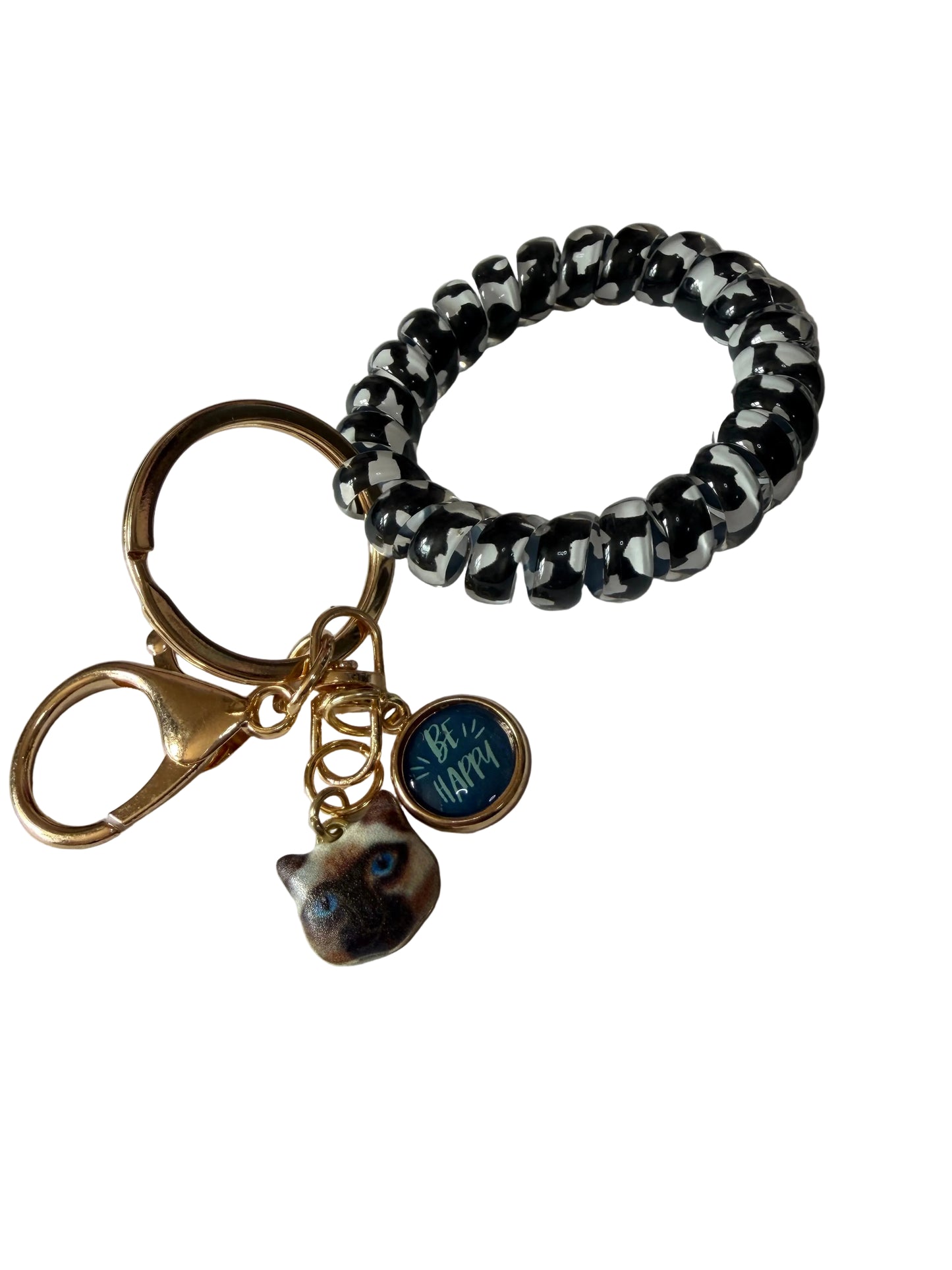 Kitty kitten Cat Wrist Keychain Bracelet